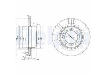 Fren Disk Ayna Arka Sağ ve Sol DELPHI BG3410  986352401 986 352 401 98635240104 986 352 401 04 98635240103