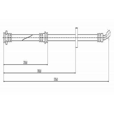 Fren Hortumu Ön Sağ veya Sol CAVO C800 388C