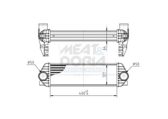 Turbo Radyatörü  ORİS 869-4835  7T169L440AC 1406195 1432312 4999282 7T169L440AD 7T169L440AE