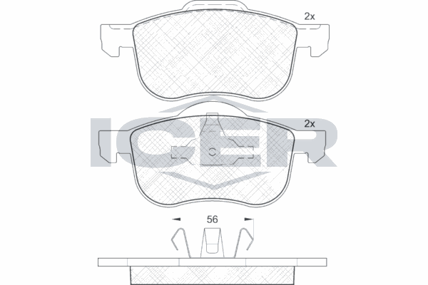 Fren Disk Balata Ön KALE BALATA 23074 189 05 MSH KD11