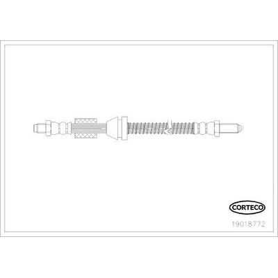 Fren Hortumu Ön Sağ veya Sol CAVO C800 357A