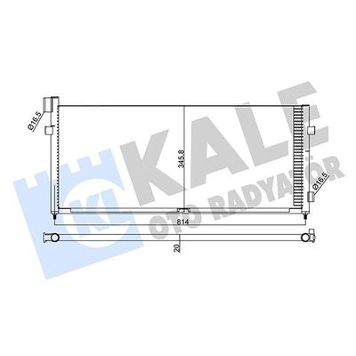 Klima Radyatörü  KALE 350430