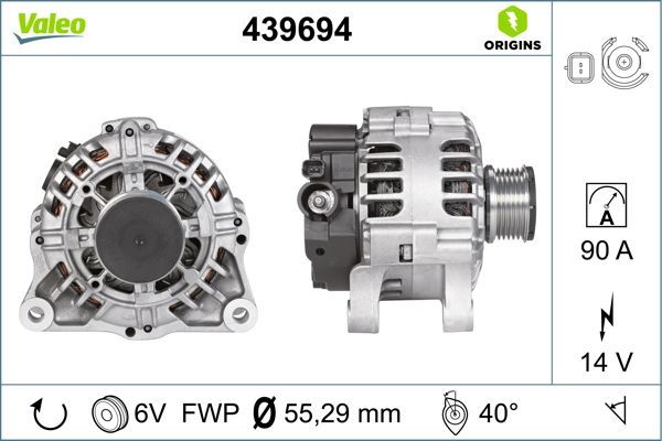 Alternatör  VALEO 439694
