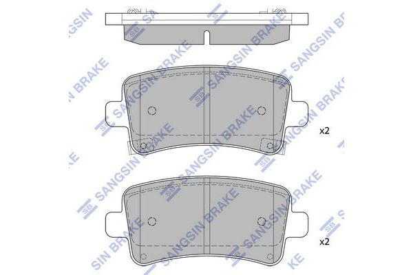 Fren Disk Balata Arka SANGSIN SP2135
