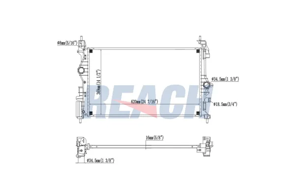 Su Radyatörü  Opel Adam (2012->)  SWAPP 73013