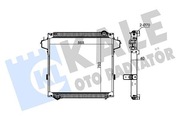 Su Radyatörü  KALE 308900