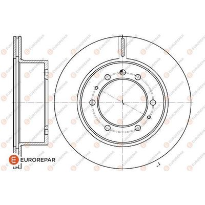 Fren Disk Ayna Arka Sağ ve Sol Nissan Patrol GR (Y61)(10.1997->)  EUROREPAR 1622810380
