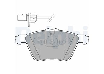 Fren Disk Balata Ön DELPHI LP1801  7M3698151A 1109014 1133446 1205696 1237133 1947390 1M2J2K021AA ME1M2J2K021AB YM212K021BA YM212K021-BA YM2J2K021BA YM2J2K021-BA 7M3 698 151A YM21-2K021-BA YM2J-2K021-BA
