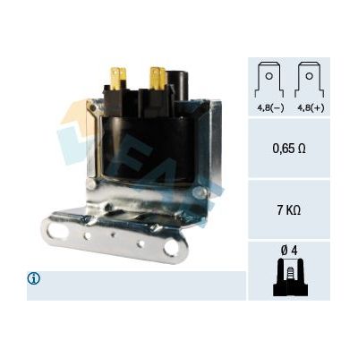 Ateşleme Bobini  Opel Kadett E (1984->)  FITPART FIT12005169O