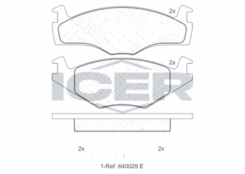 Fren Disk Balata Ön KALE BALATA 20887 173 25 ANS KD13  867698151 8660004608 8671016512 86 60 004 608 86 71 016 512 867 698 151 867615109A 867 615 109 A