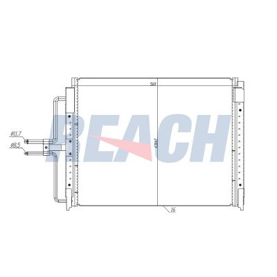 Klima Radyatörü  Renault Laguna (B56)(04.1994->)  BSG 75-525-015