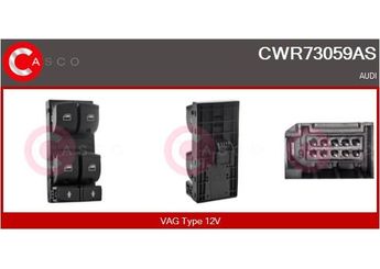 Cam Açma Düğmesi Ön Sağ ZEGEN ZSW1669  4F0959851G