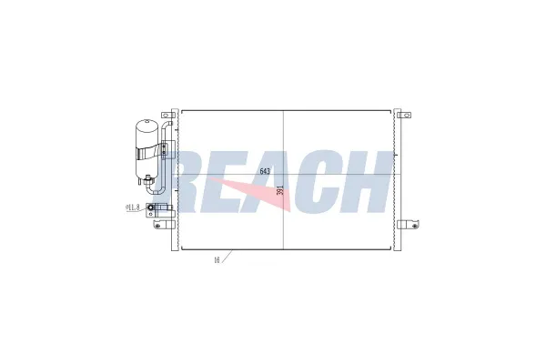 Klima Radyatörü  Chevrolet Epica (2006->)  PSA ORJINAL 96888889