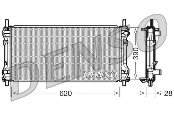 Su Radyatörü  DENSO DRM10102
