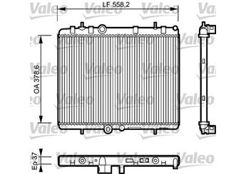 Su Radyatörü  VALEO 734463  25310A5850 25310A5950 1330A3 1330-A3 1330H0 1330-H0 1330J8 1330-J8 1330T1 1330-T1 1331TA 1331-TA 133323 1333-23 133339 1333-39 133381 1333-81