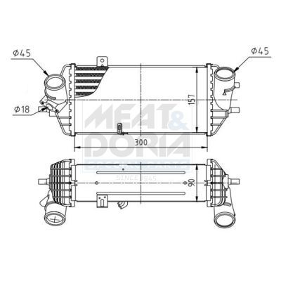 Turbo Radyatörü  Kia ProCeed (JD)(2013->)  ORİS 605-4835