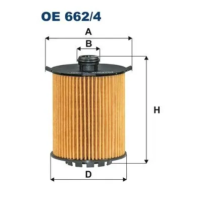 Yağ Filtresi  Volvo XC40 (2017->)  FILTRON OE 662/4