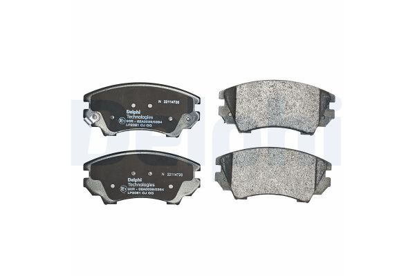 Fren Disk Balata Ön Opel Insignia A (2008->)  DELPHI LP2081