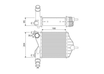 Turbo Radyatörü  VALEO 817882  46836770 51733052 51802117