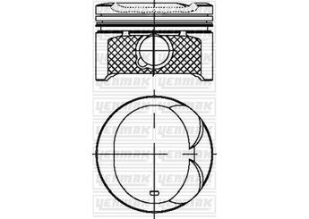 Piston (79.00MM-STD)  YENMAK 31-03990-000-TPR  3603990000 131010D070 13101-0D070