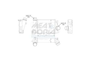 Turbo Radyatörü  ORİS 278-4835A  144614EA0A 144614EA1A 144614EA1B