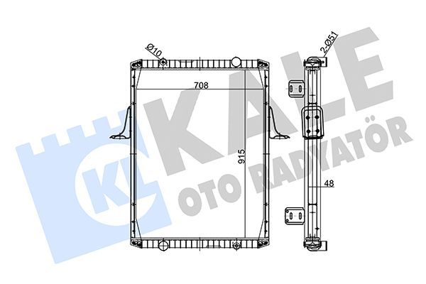 Su Radyatörü  Lexus UX (ZA10)(2018->)  KALE 349535