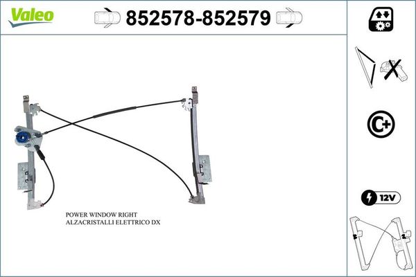 Cam Krikosu Ön Sol VALEO 852578