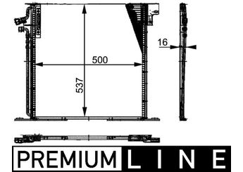 Klima Radyatörü  MAHLE AC 212 000P  A6388350170 6388350170 A 638 835 01 70