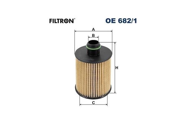 Yağ Filtresi  Saab 9-3 4 Kapı (2008->)  FILTRON OE 682/1