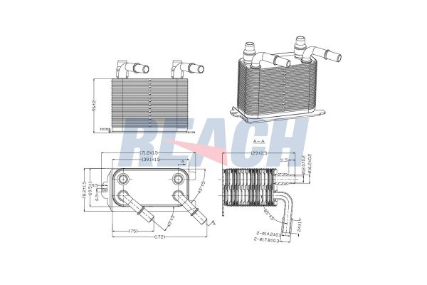 Motor Yağ Soğutucu  ASPART 6OCO1136