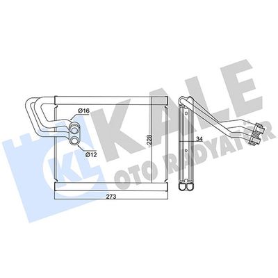 Klima Radyatörü  KALE 416940