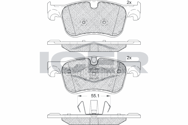Fren Disk Balata Ön Citroen Grand C4 Picasso/Spacetourer (08.2013->)  FERBE 00470