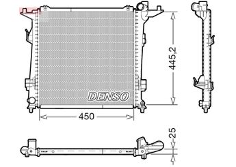 Su Radyatörü  DENSO DRM43006  DRM43006 253101H800 253101H810 253101H810AS