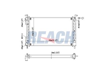Su Radyatörü  RADISEN RR 61802  K46750718 K46417059 K46548485 46417050 46417059 46548485 46750718