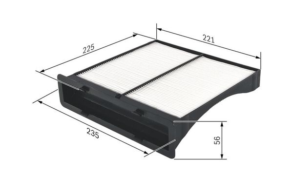 Polen Filtresi  Subaru Levorg (V10)(2015->)  BOSCH 1 987 432 262