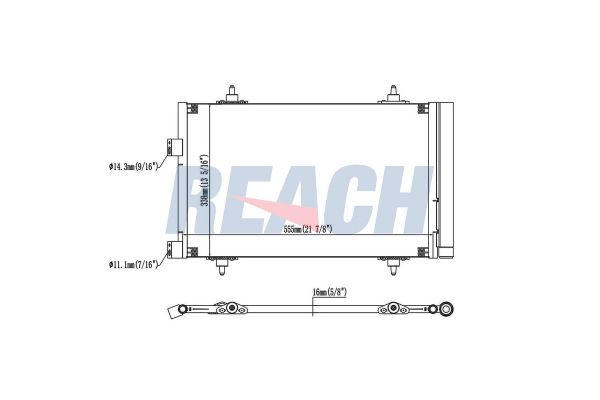 Klima Radyatörü  AXAM AX-04-16-05-0163