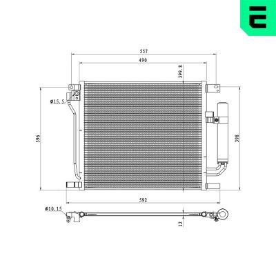 Klima Radyatörü  Nissan Pulsar (C13M)(2014->)  ERA 667360