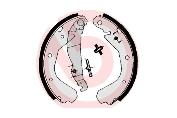 El Fren Balatası  Opel Corsa A (04.1985->)  BREMBO S 59 508