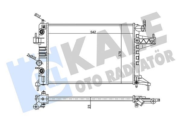 Su Radyatörü  KALE 356870