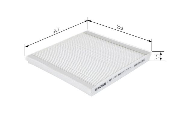 Polen Filtresi  Volvo S40 Sedan (09.1995->)  BOSCH 1 987 432 063