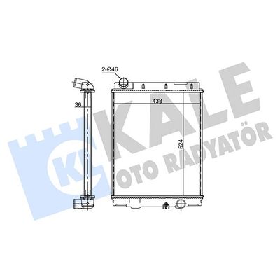 Su Radyatörü  WENDERPARTS MA1405001003