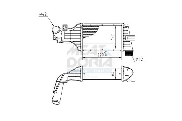 Turbo Radyatörü  VEKA 42-3228