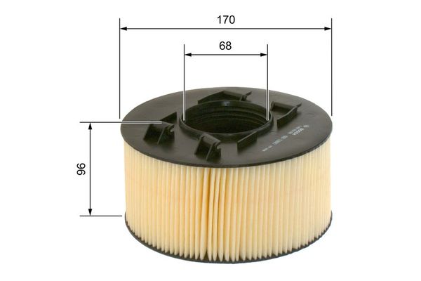Hava Filtresi  BMW 3 Serisi Sedan (E46)(1998->)  BOSCH 1 457 433 093