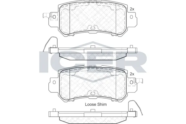 Fren Disk Balata Arka AP 05P1756