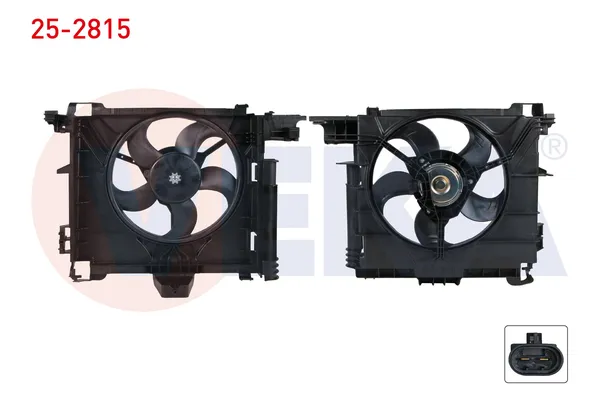 Radyatör Fan ve Motoru  Smart Fortwo Cabrio (01.2007->)  VEKA 25-2815
