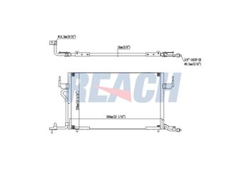 Klima Radyatörü  AXAM AX-04-03-05-0152  AX0403050152 6455Q9 6455R0 CPE881 6455.Q9 6455.R0