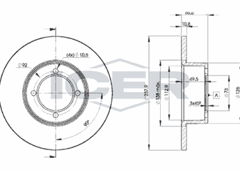 Fren Disk Ayna Ön Sağ ve Sol DELPHI BG2148  569013 90008005 569030 90008031 93182290 90111242 93175465 90065903 90 065 903 569008 5 69 008 569011 5 69 011 5 69 013 569018 5 69 018 569041 5 69 041 90272326 90 272 326