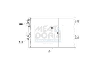 Klima Radyatörü  BSG 75-525-022  8200137650 2765000QAK