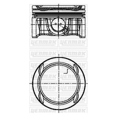 Piston (72.50MM-STD)   MAHLE 011 PI 00112 000