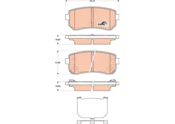 Fren Disk Balata Arka TRW GDB3474  583021GA00 583021JA30 58302-1JA30 583021JA31 58302-1JA31 583022SA10 58302-2SA10 583022SA30 58302-2SA30 583022SA70 58302-2SA70 583022YA30 58302-2YA30 583022YA31 58302-2YA31 583022YA50 58302-2YA50 583022YA70 58302-2YA70 583022ZA00 583024VA30 58302B3A00 3500235U1510 583022SA10DS 583022SA10-DS 583022YA50DS 583022YA50-DS K58302B3A00